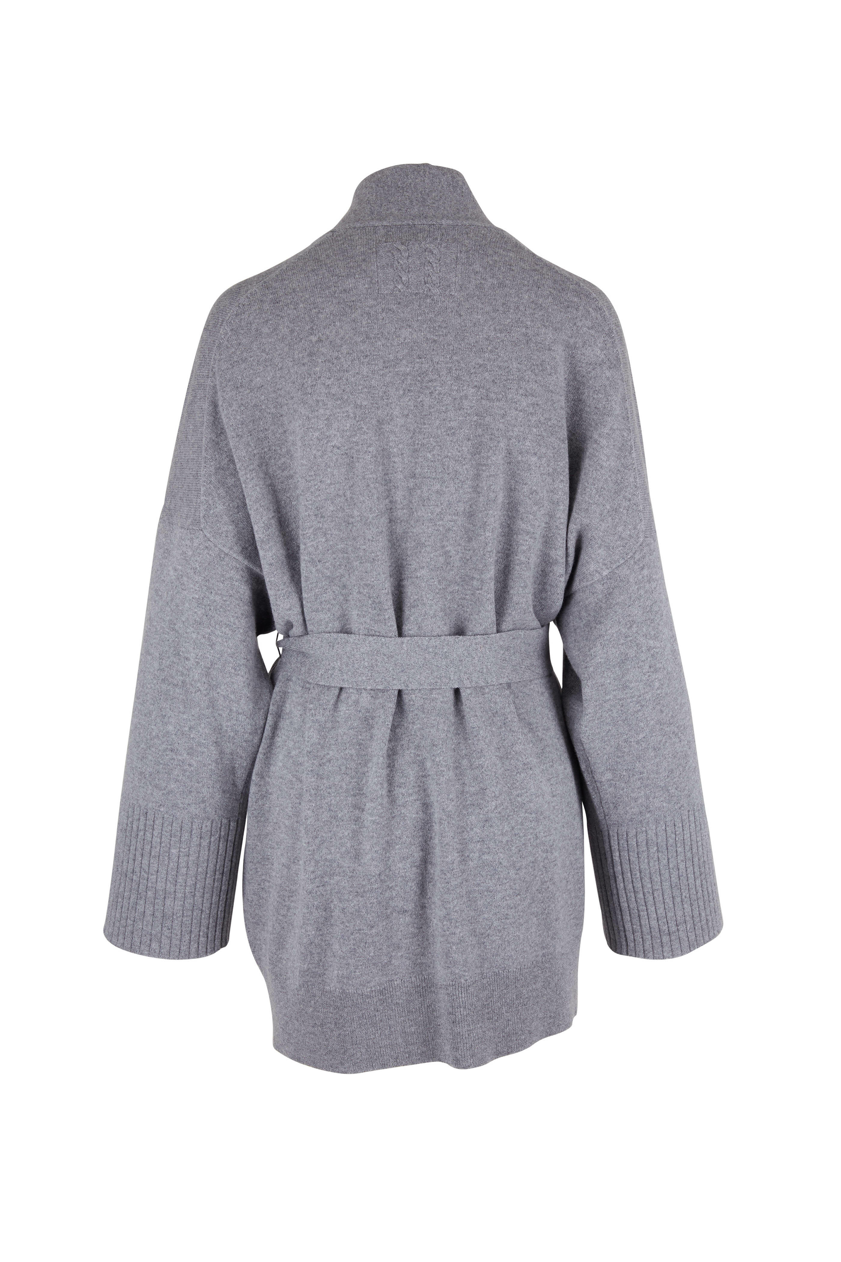 Nili Lotan - Mackenzie Kimono Gray Cashmere Cardigan