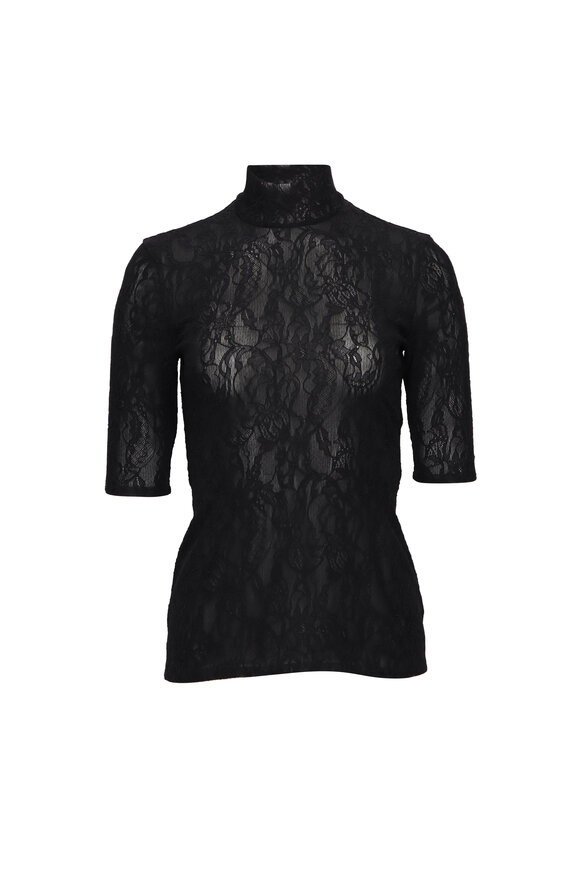 AMOMMA RAFFLE FRILL TOPS ブラック USAGI ONLINE限定カラー】RAFFLE FRILL TOPS（シャツ/ブラウス