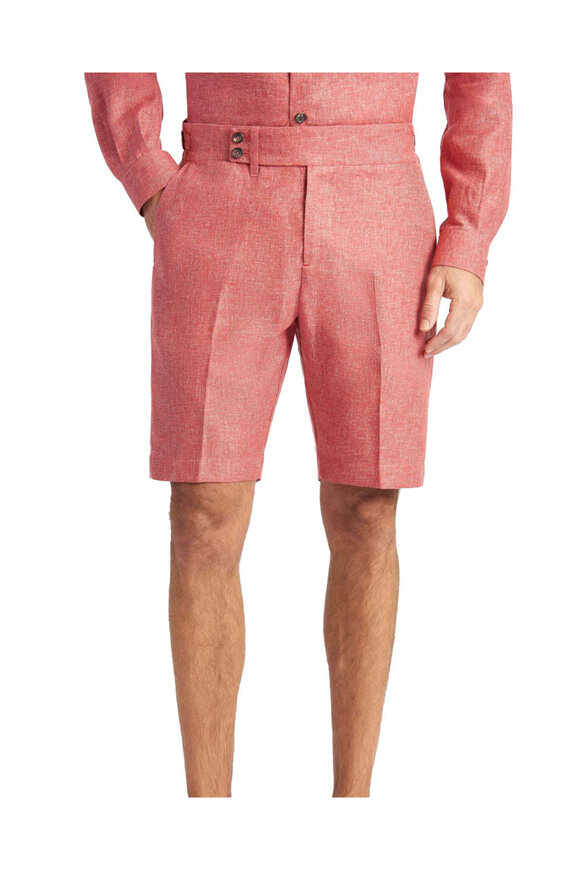 Brunello Cucinelli - Navy Bermuda Shorts | Mitchell Stores