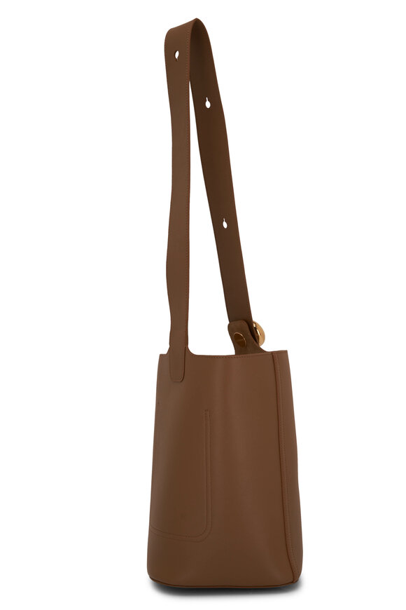 Loewe - Medium Pebble Oak Leather Bucket Bag