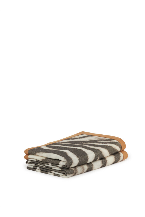 Alonpi - Zebra Double Sided Print Cashmere Throw