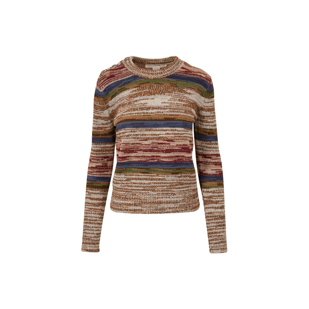 Veronica Beard - Sohani Multi Stripe Knit Sweater