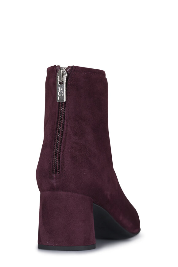 AGL Olga Red Suede Ankle Boot, 50mm - view 3