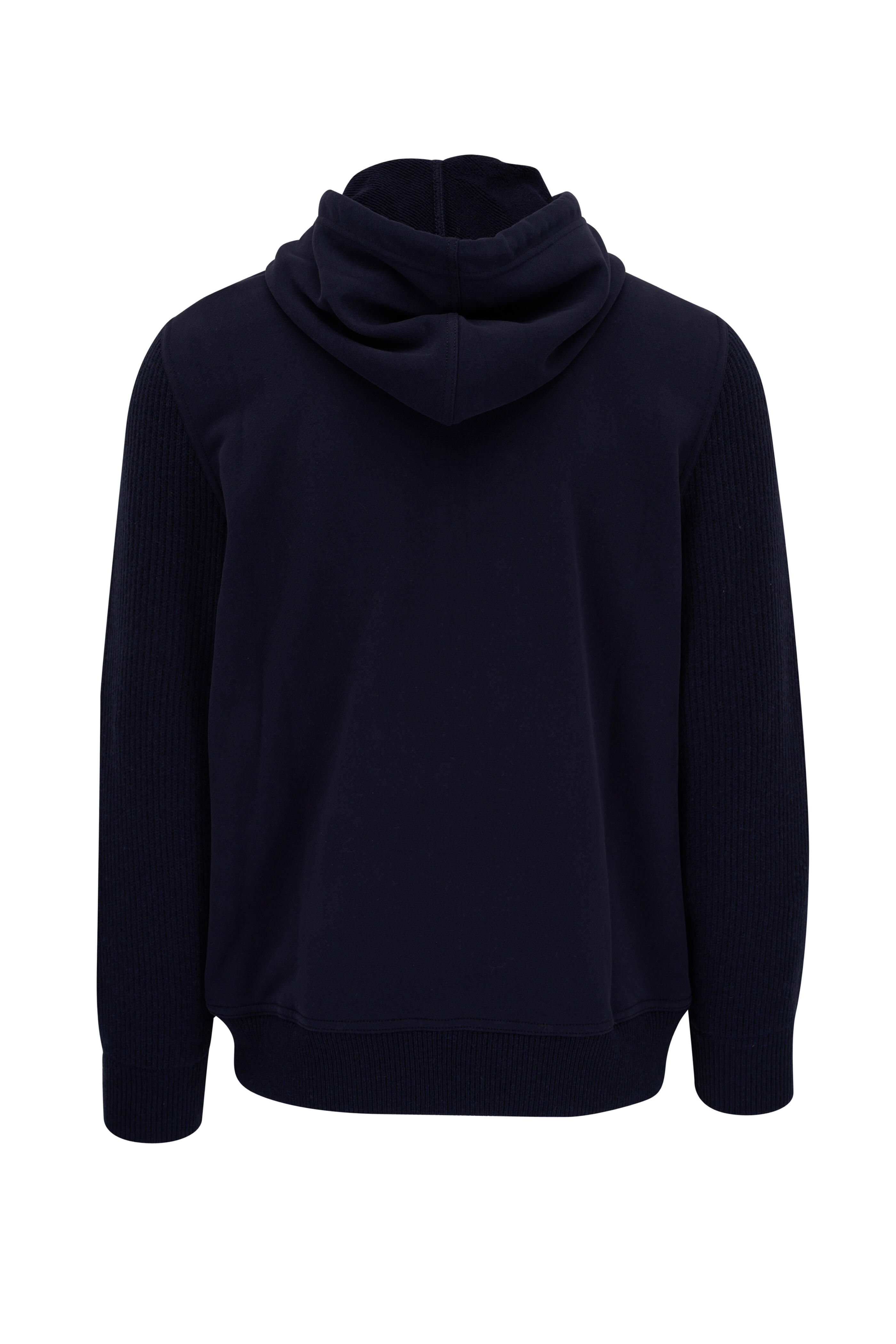 Brunello Cucinelli - Blue Cotton Spa Zip Hoodie