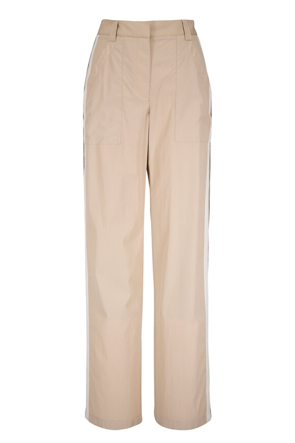 TWP Isabelle Khaki Vintage Washed Poplin Pant - view 1