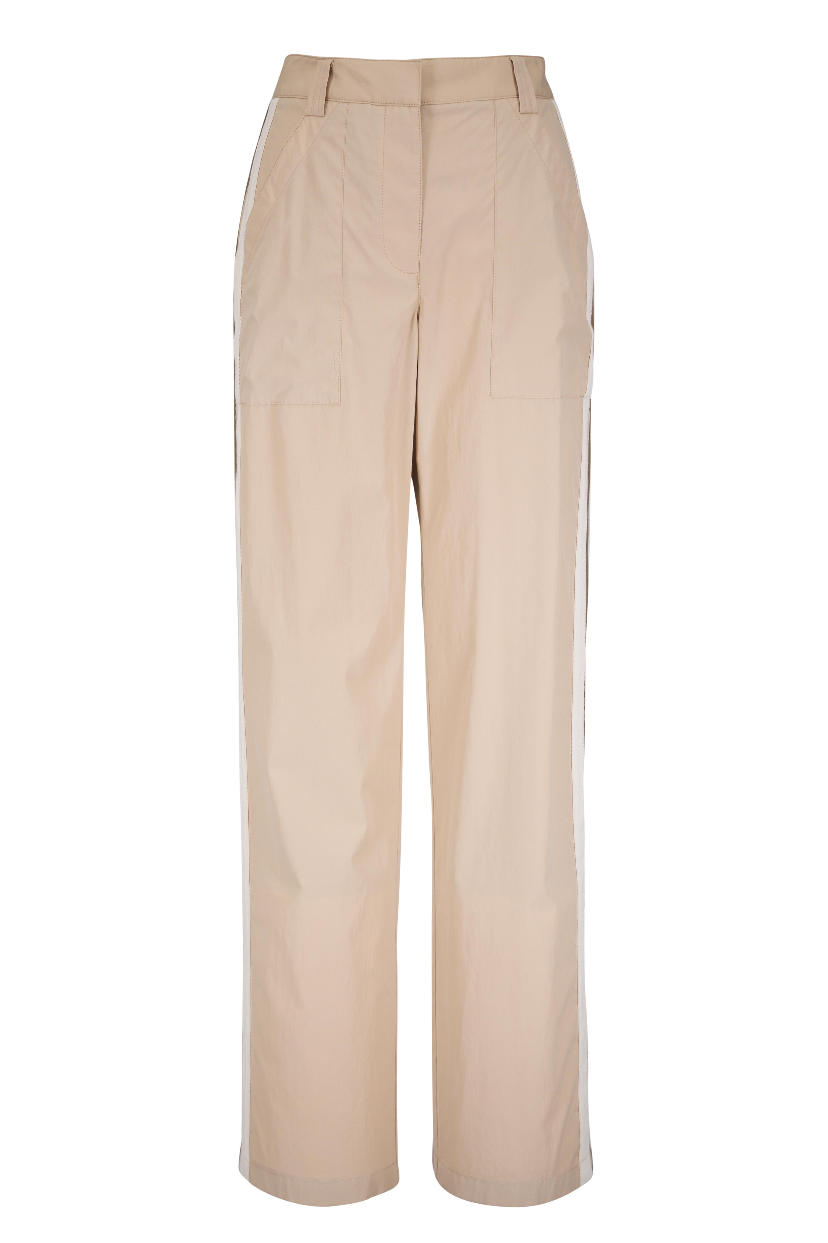 TWP - Isabelle Khaki Vintage Washed Poplin Pant - view 1