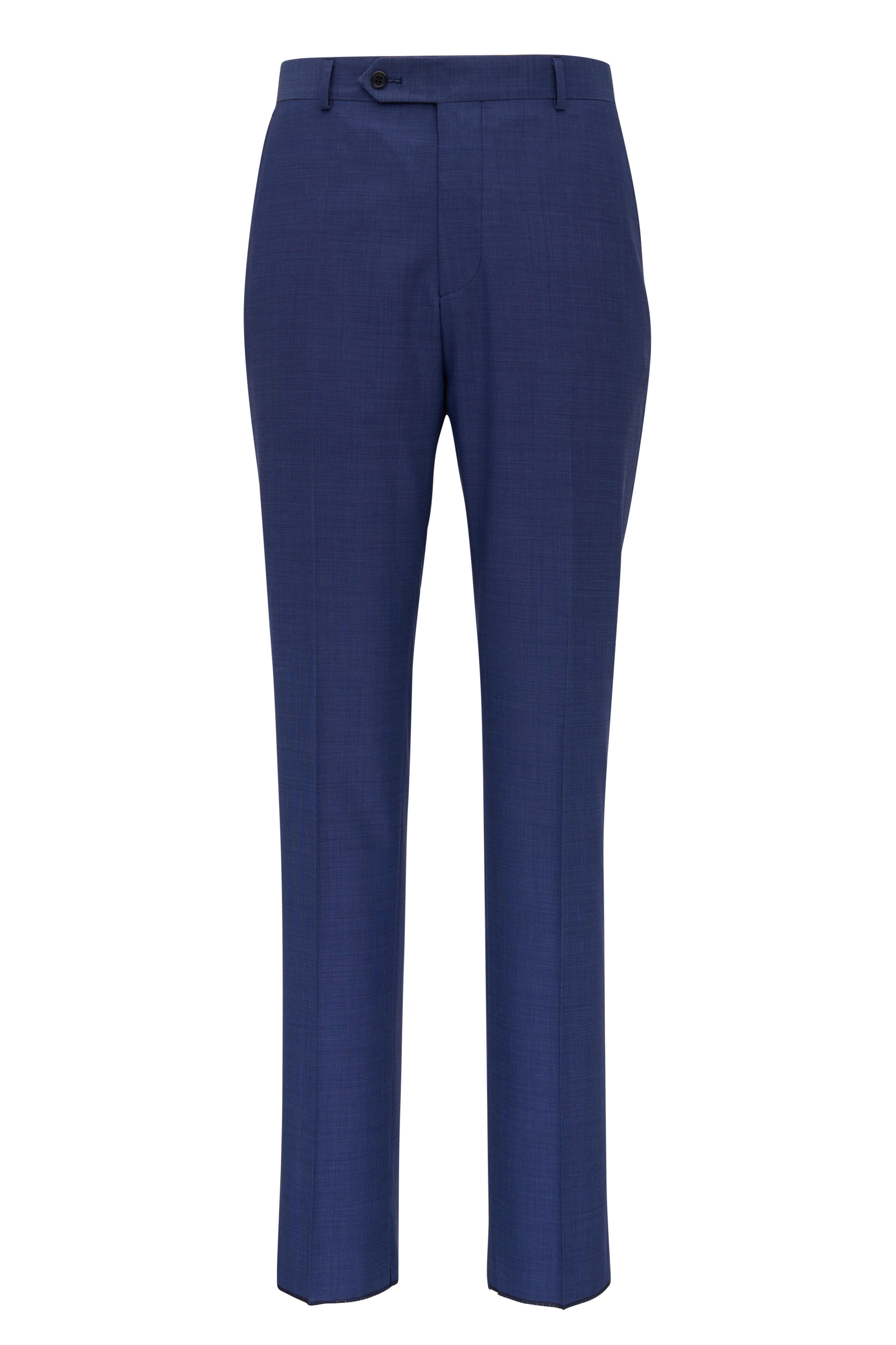 Samuelsohn - Bennet Royal Blue Tic Wool Suit