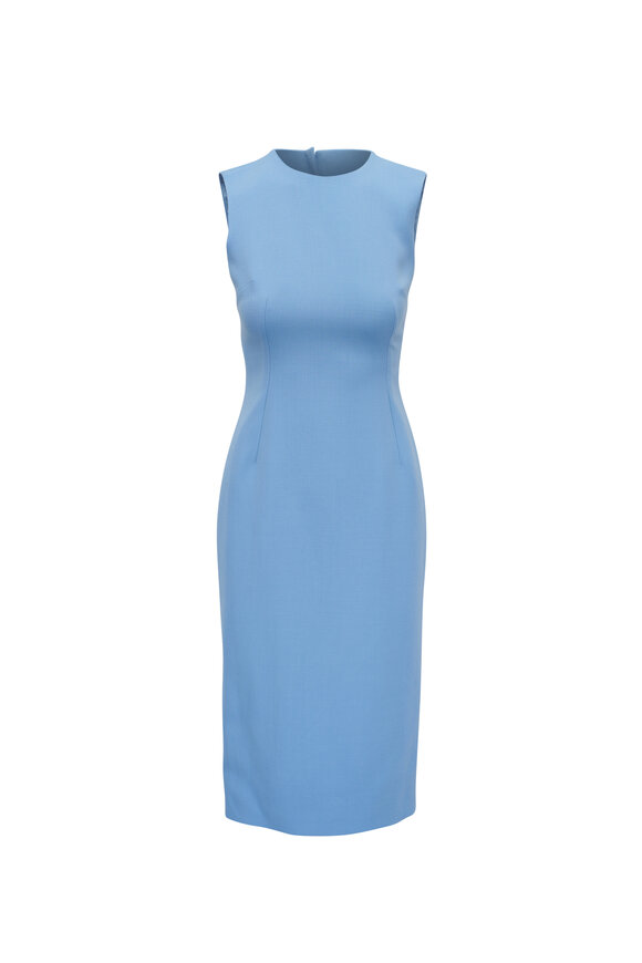 Baby blue sheath dress hotsell