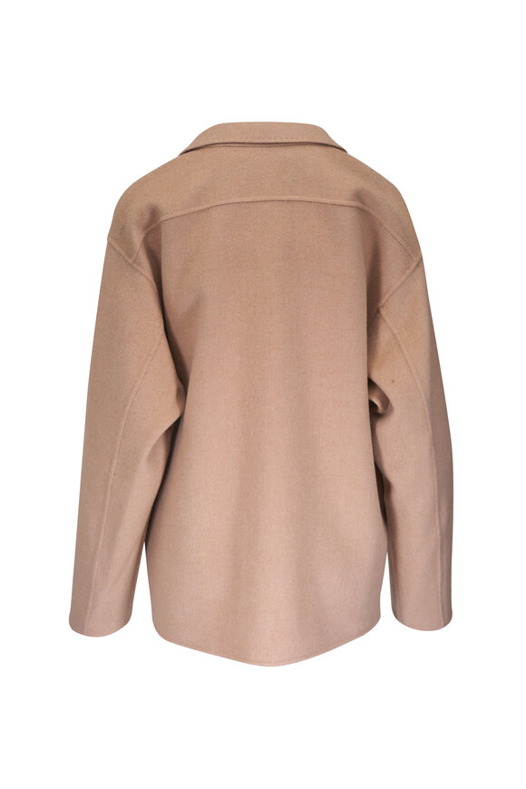 Lafayette 148 New York - Beige Wool & Cashmere Double Faced Chore Jacket