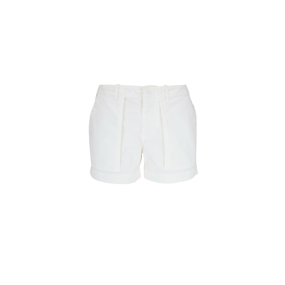 Nili Lotan - White Utility Shorts | Mitchell Stores