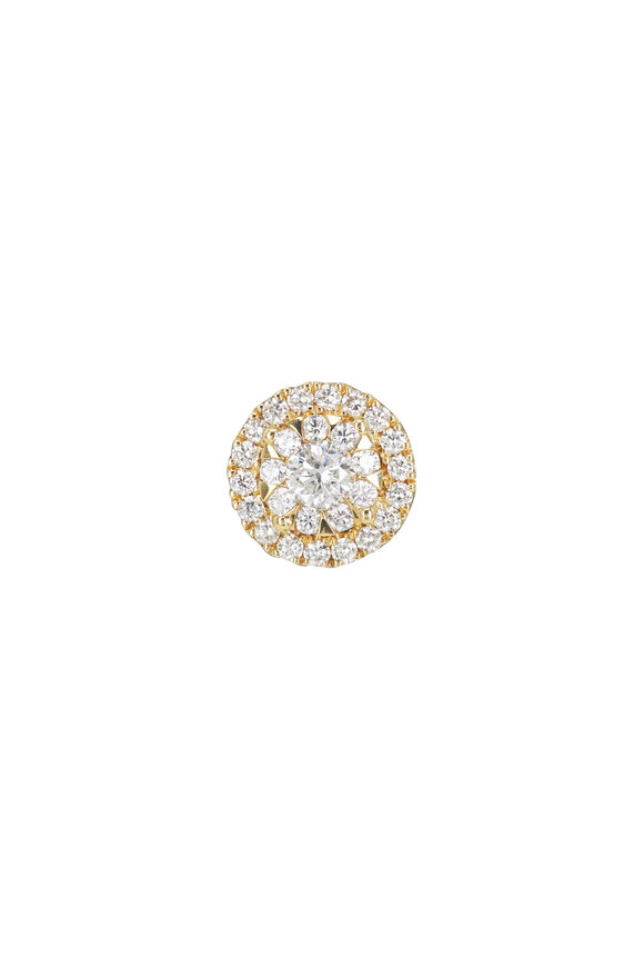 Kwiat - Yellow Gold Sunburst Studs