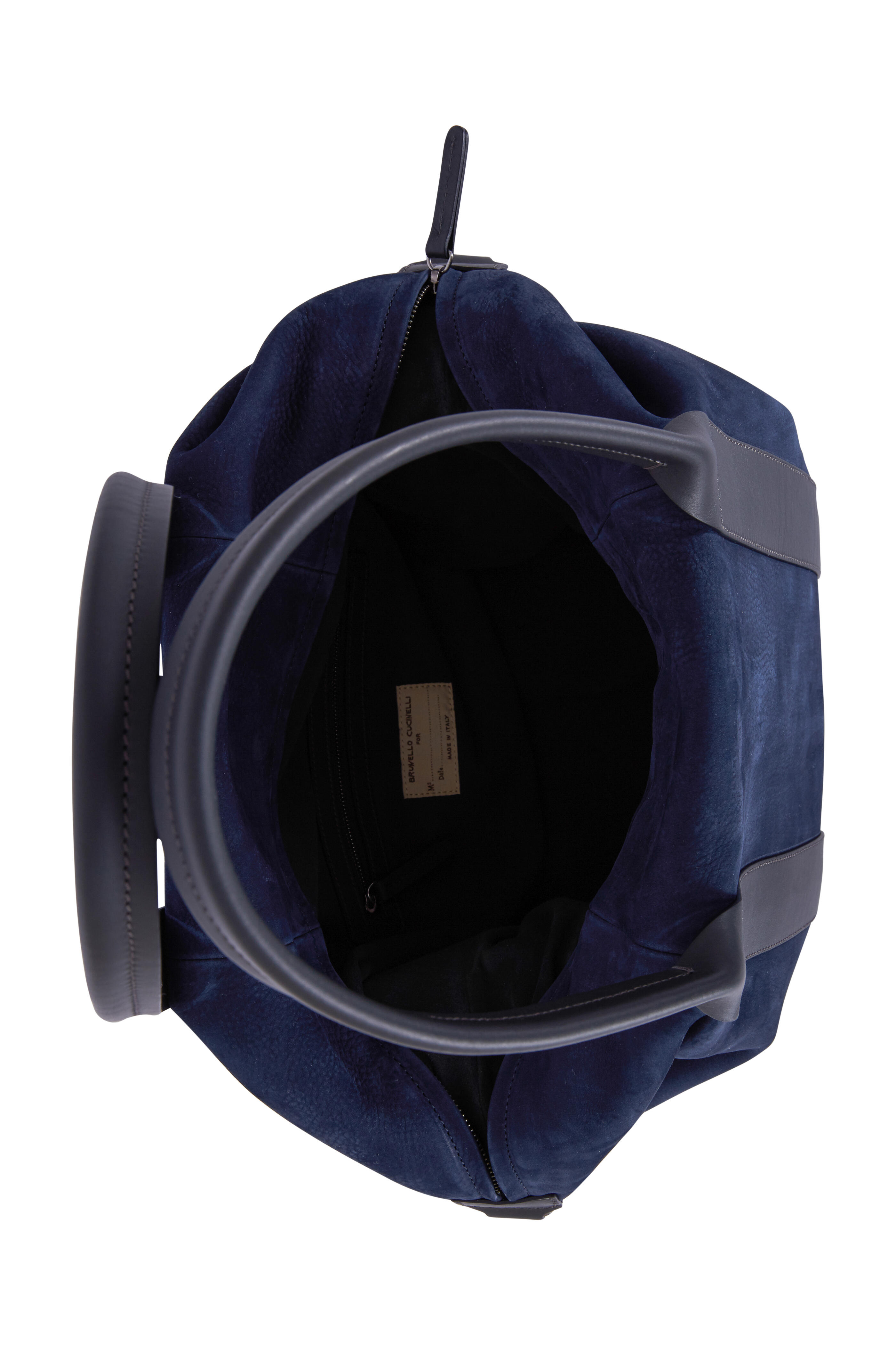 Brunello Cucinelli - Navy Blue Suede Tote