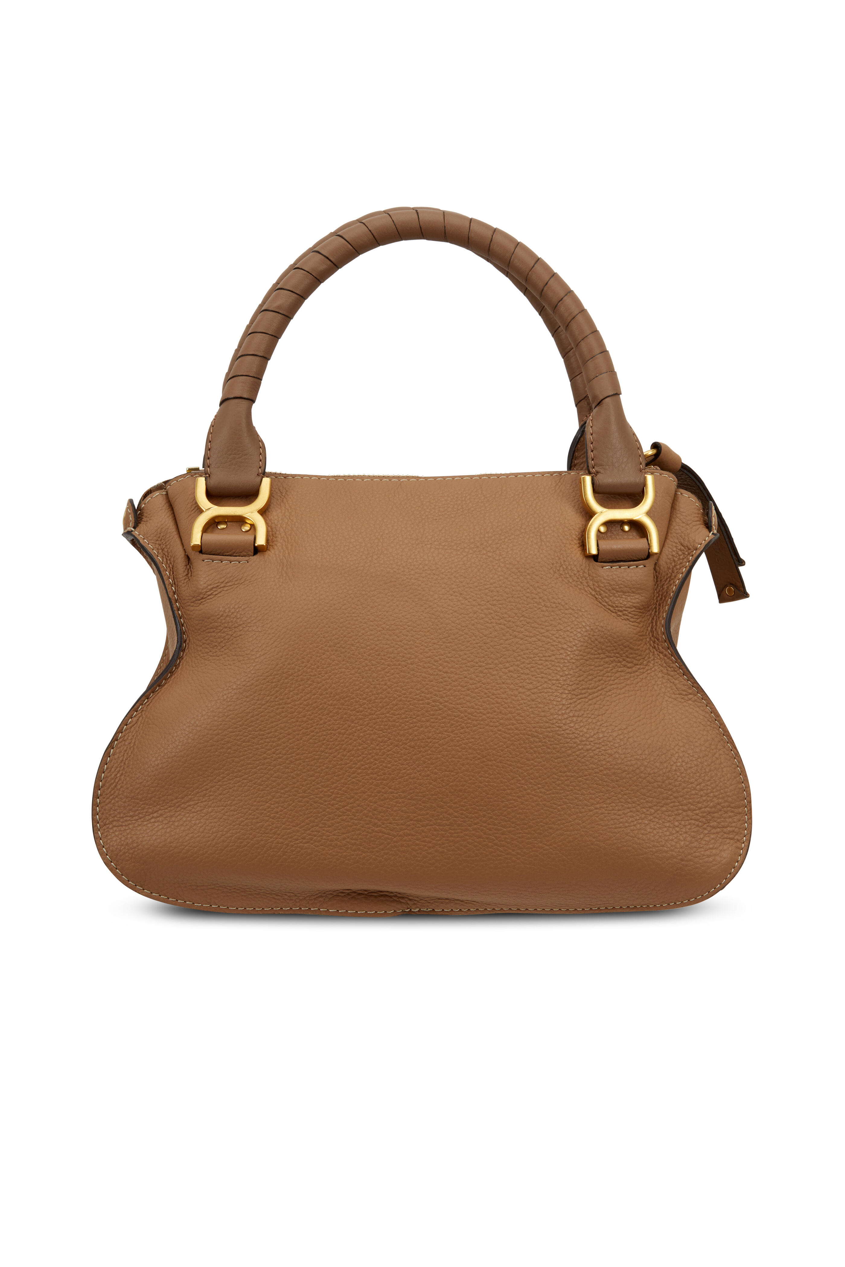 Chloé - Marcie Nutmeg Leather Medium Shoulder Bag