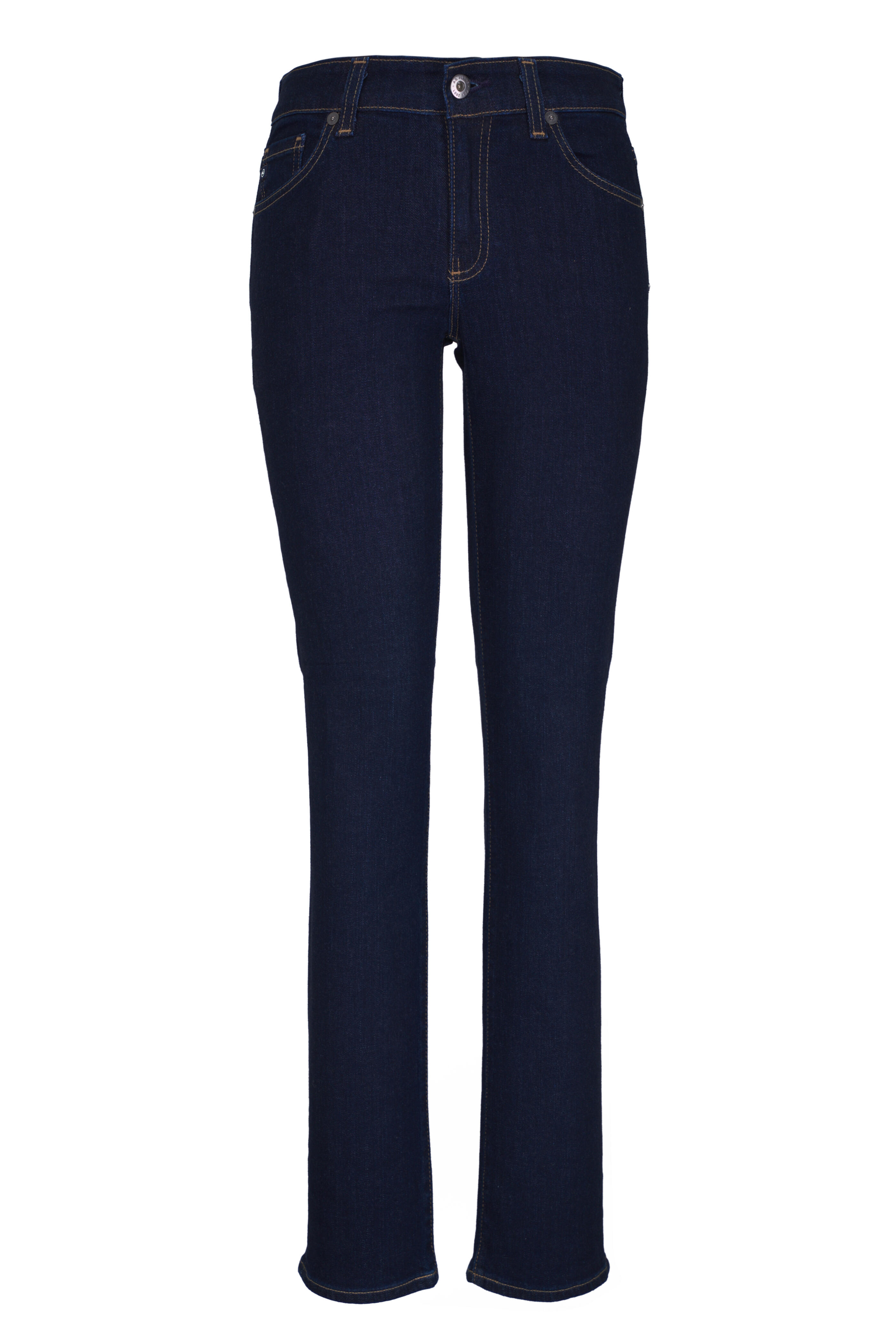 AG - Sandra Dark Indigo Low Rise Straight Jean