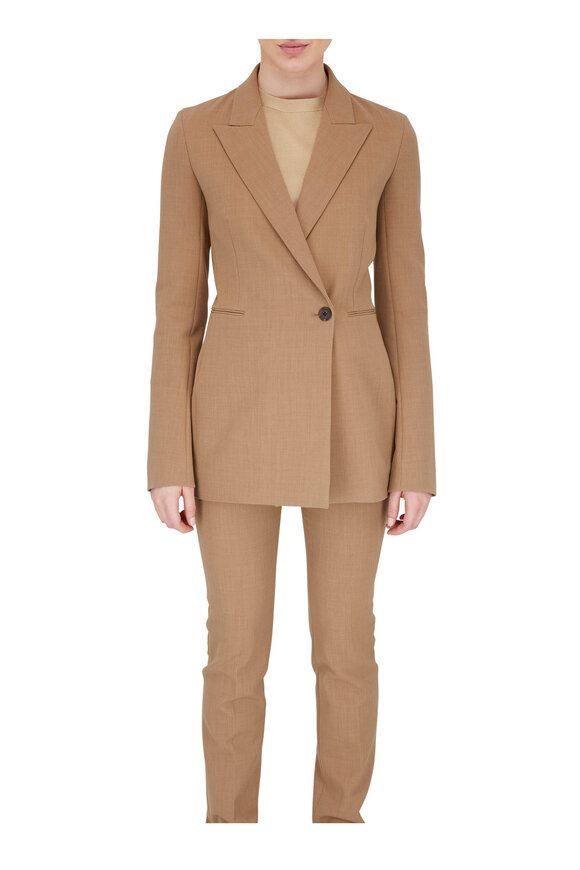 The Row - Roosevelt Camel Wool Suiting Pant
