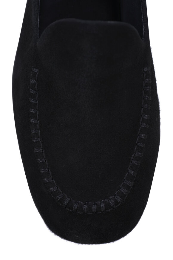AGL Amelia Black Velour Loafer - view 4