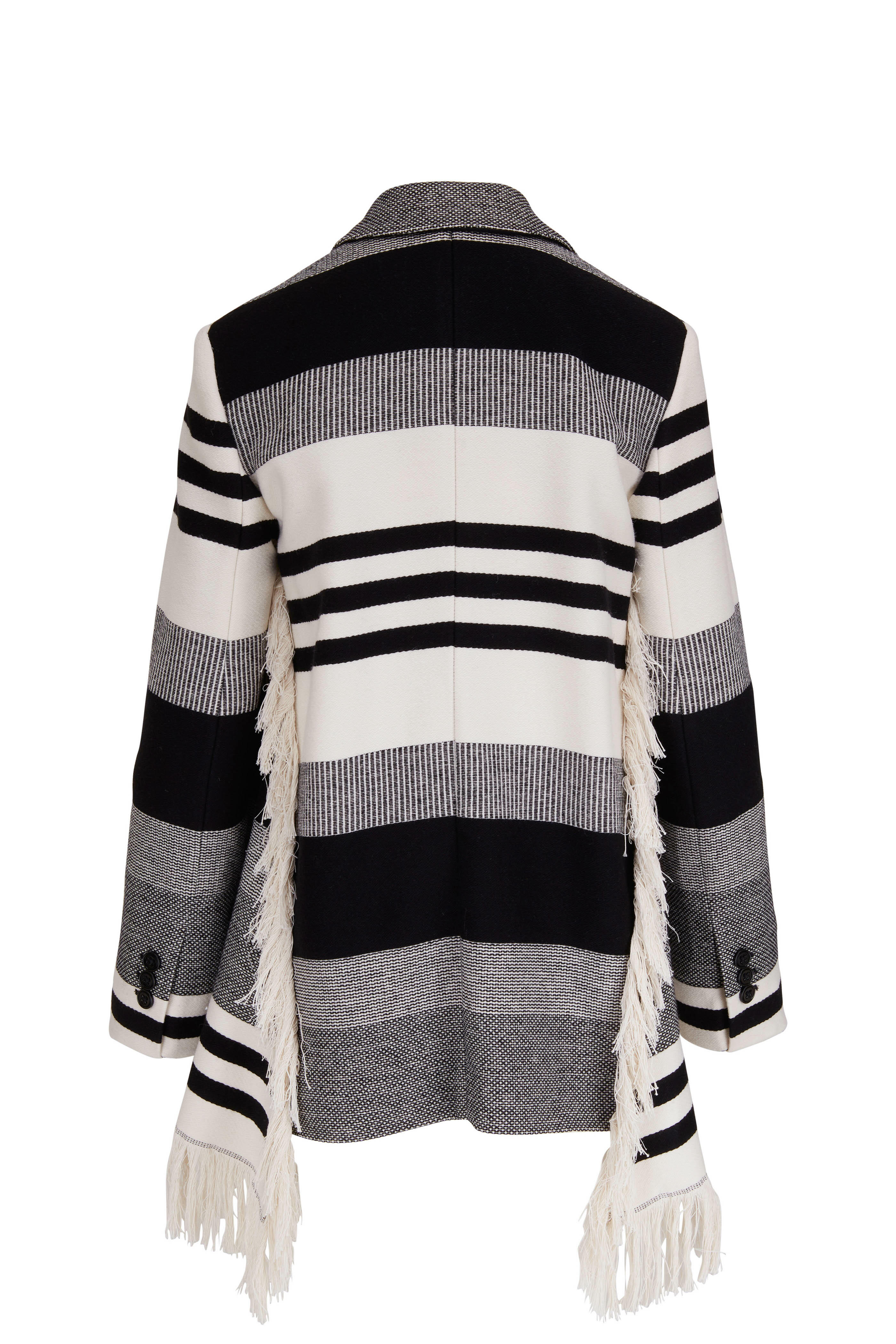 Dorothee Schumacher - Striped Luxury White & Black Jacket