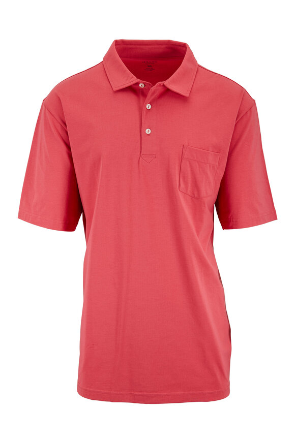 Peter Millar - Seaside Wash Cape Red Polo