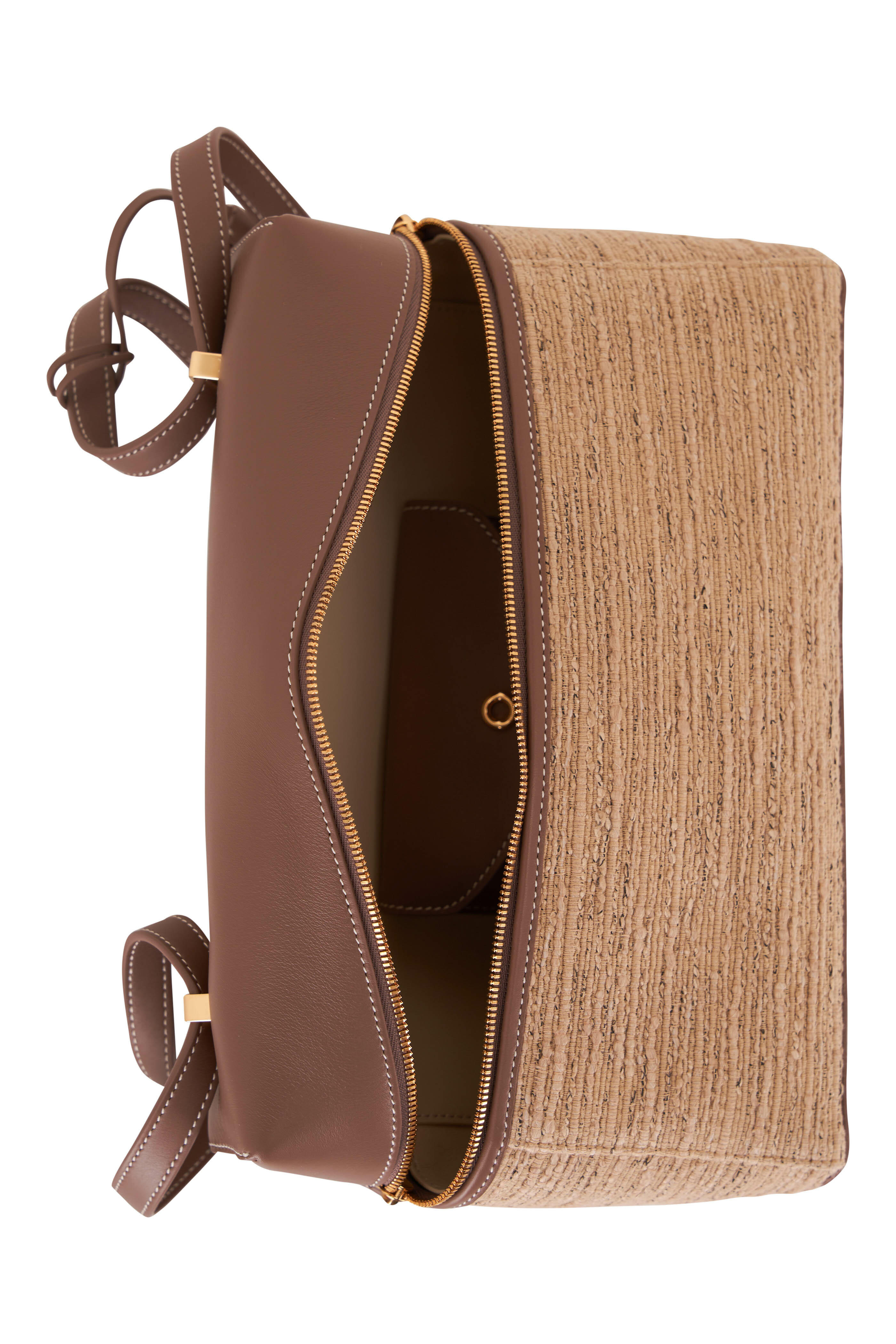 Loro Piana - Extra L27 Rippled Linen Crossbody Bag Loro Piana - Extra L27 Rippled Linen Crossbody Bag