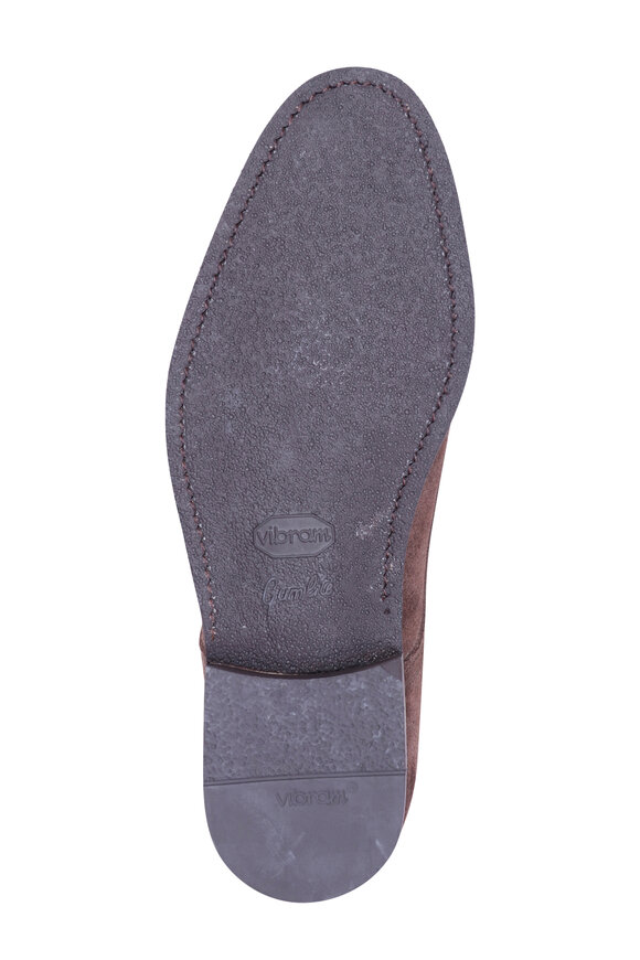 Bontoni Grain Dark Chocolate Suede Derby - view 4