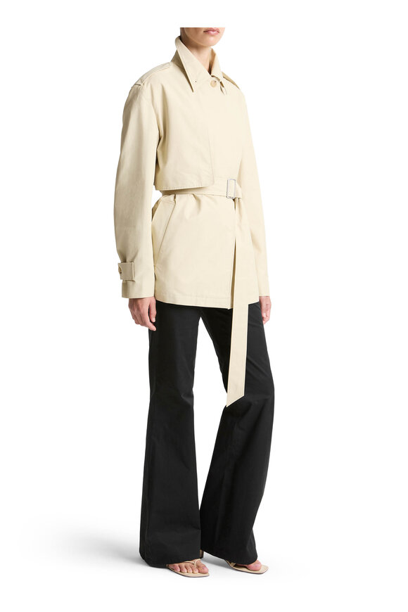 Vince Light Maiz Short Trench Coat - view 4