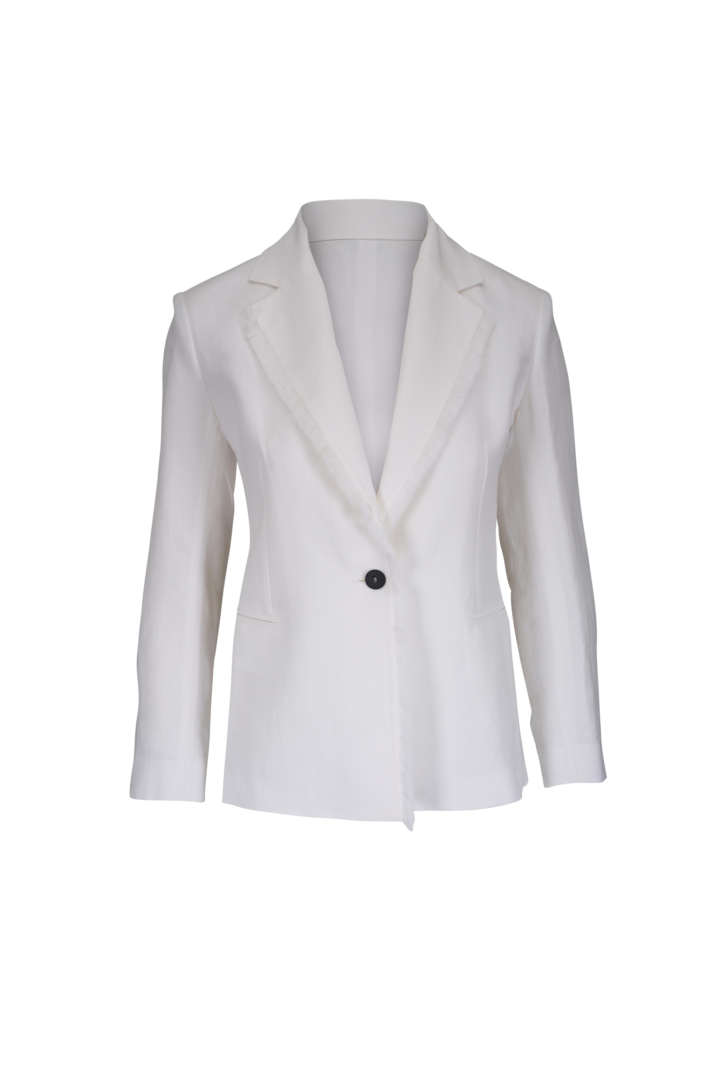 Antonelli - Finnegan White Fringe Trim Jacket