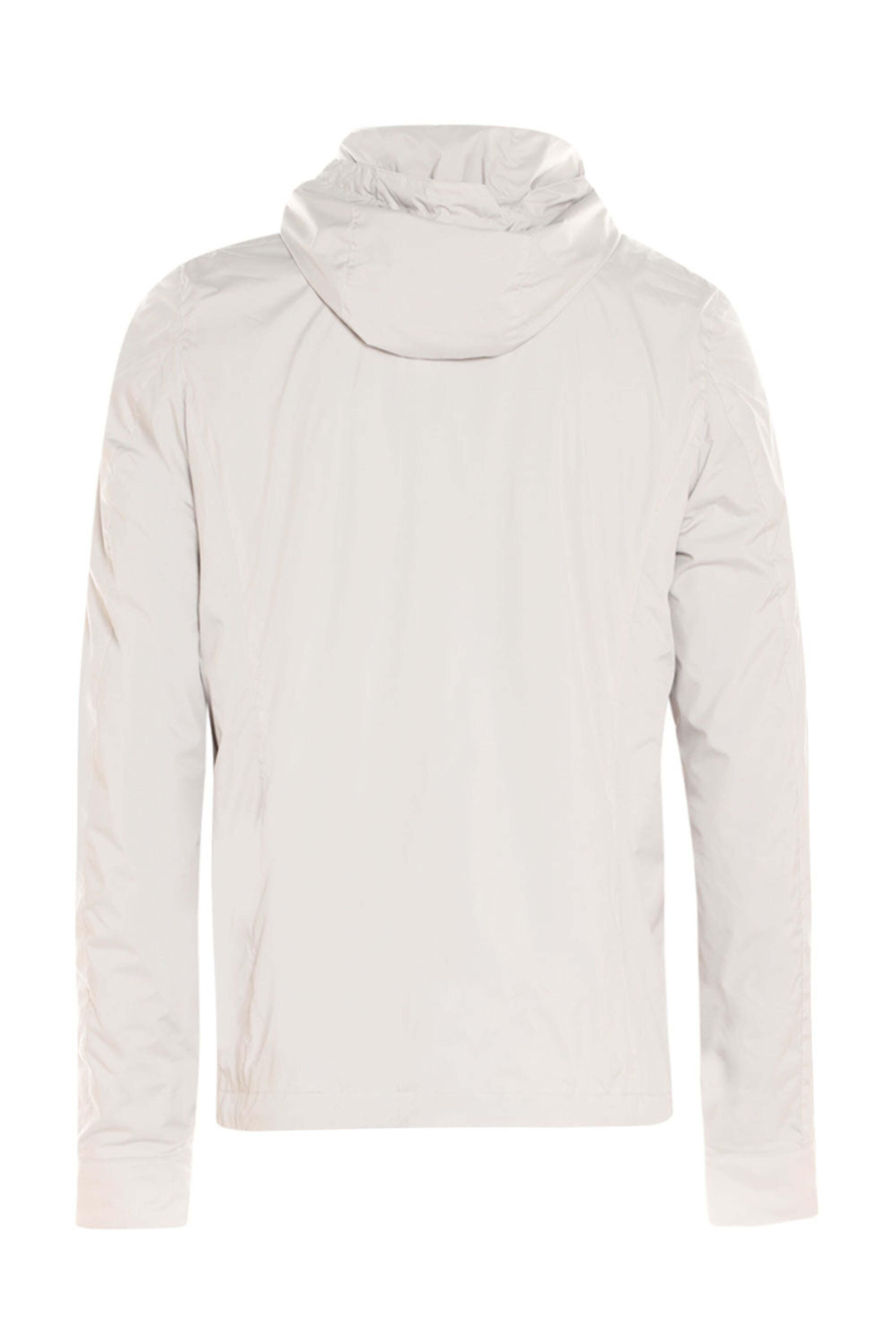 Moorer - Cream Polyester Duccio Waterproof Hooded Jacket