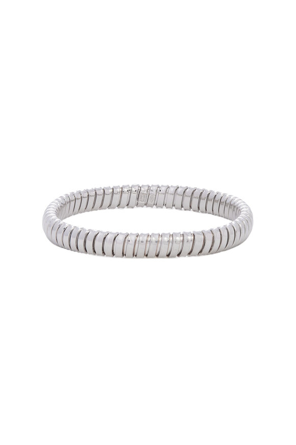 Sidney Garber 18k White Gold Rolling Bracelet - view 1