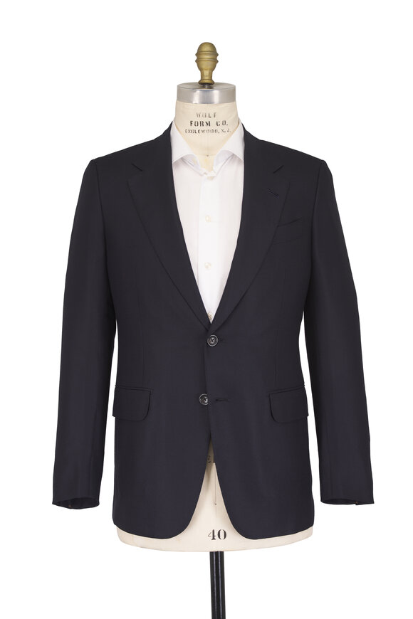 Zegna Trofeo 15MilMil Navy Blue Wool Sportcoat - view 2