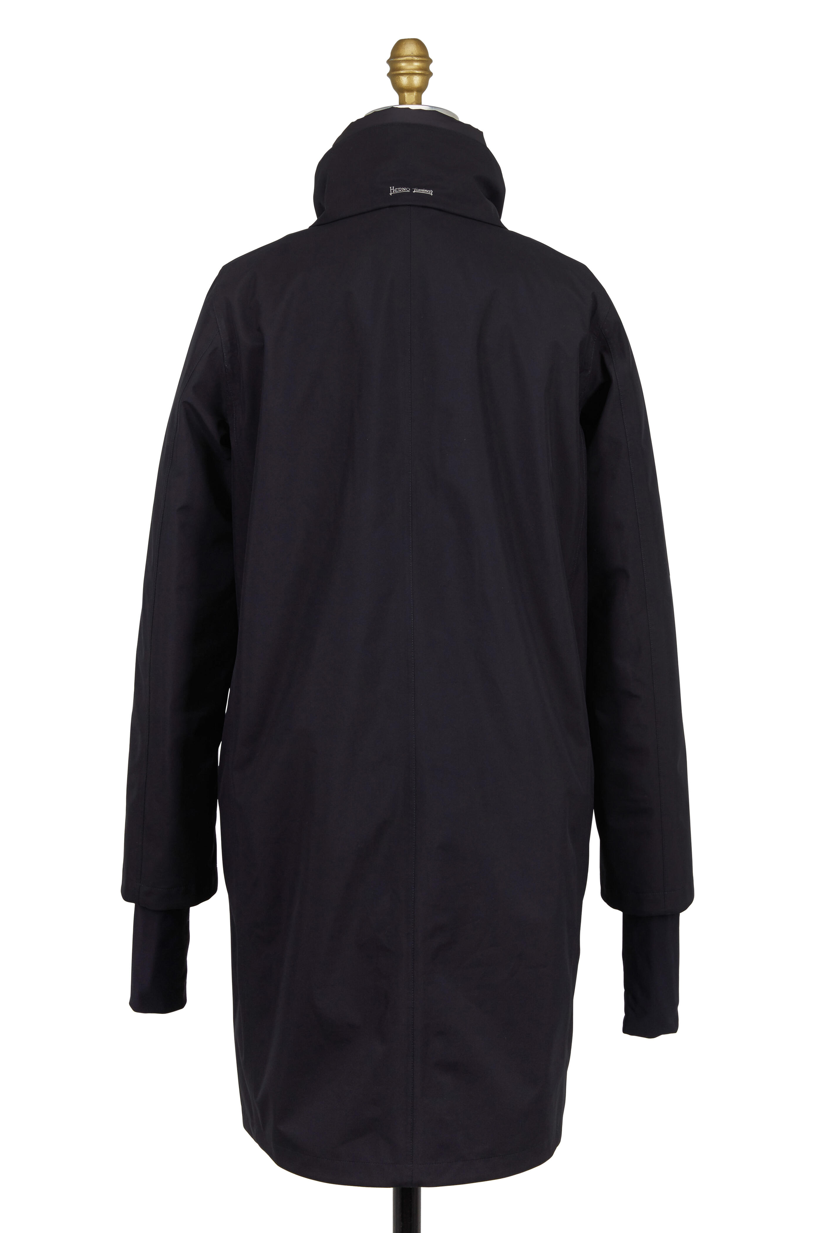 Herno - Black Waterproof Gortex 3-in-1 Coat With Hat