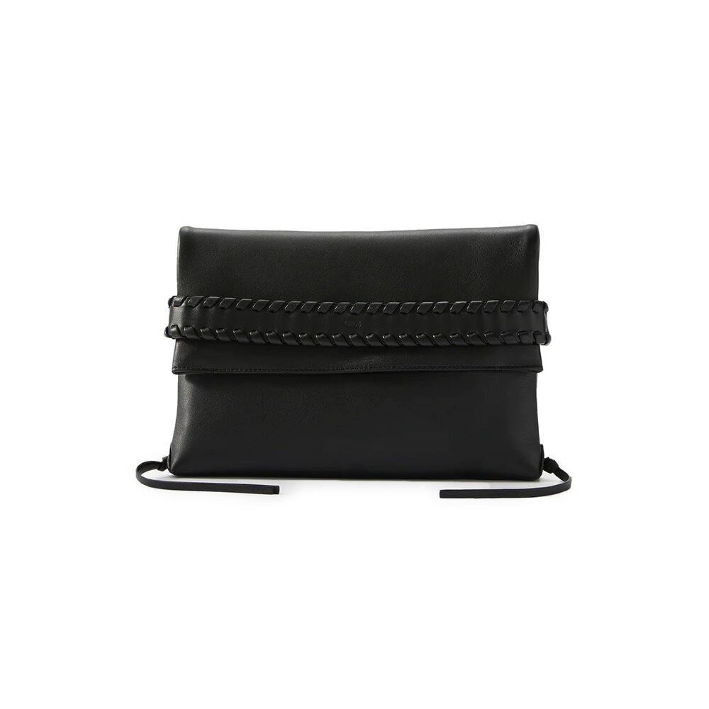 Chloé - Mony Fold Over Clutch in Black | Mitchell Stores