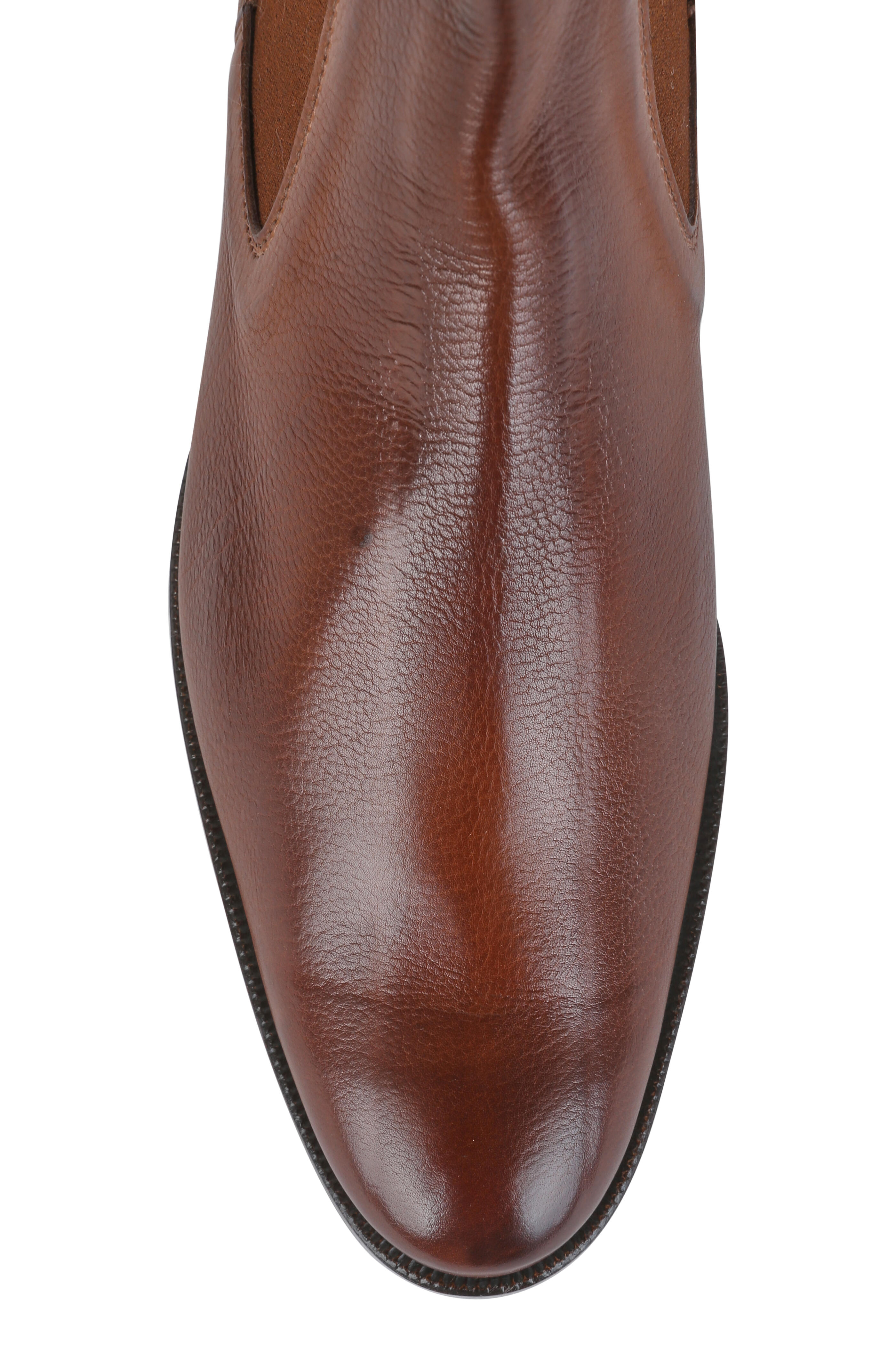 Gravati - Cognac Leather Side Gore Ankle Boot