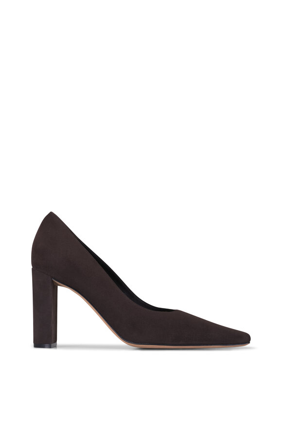 The Row Pia Moka Suede Pump, 85mm - view 2
