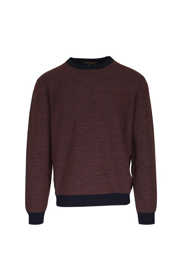 Loro Piana Stormy Birch Cashmere Crewneck Sweater - view 1