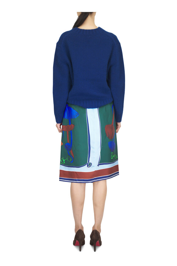 Dorothee Schumacher Cosmic Funghi Multicolor Silk Wrap Mini Skirt - view 4