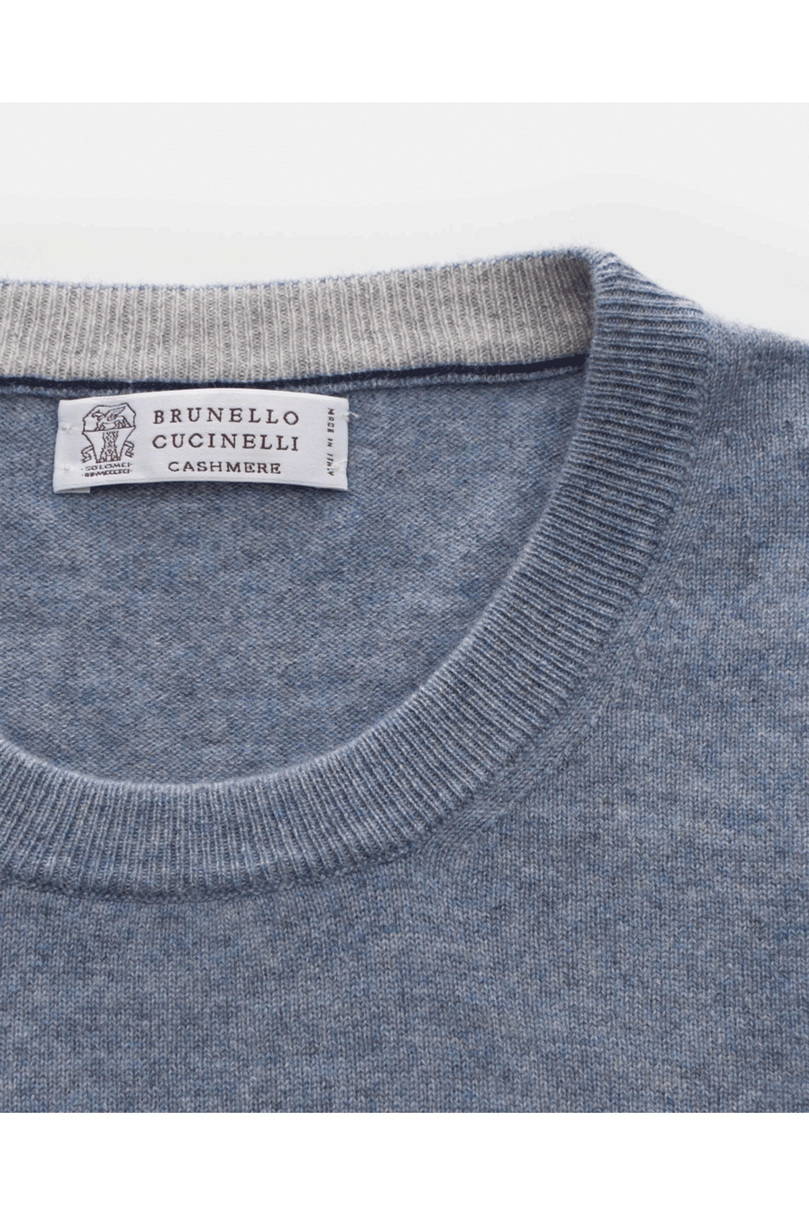 Brunello Cucinelli - Light Blue Cashmere Sweater