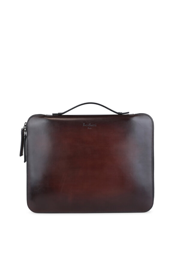 Berluti - Nino Dark Brown Leather Portfolio