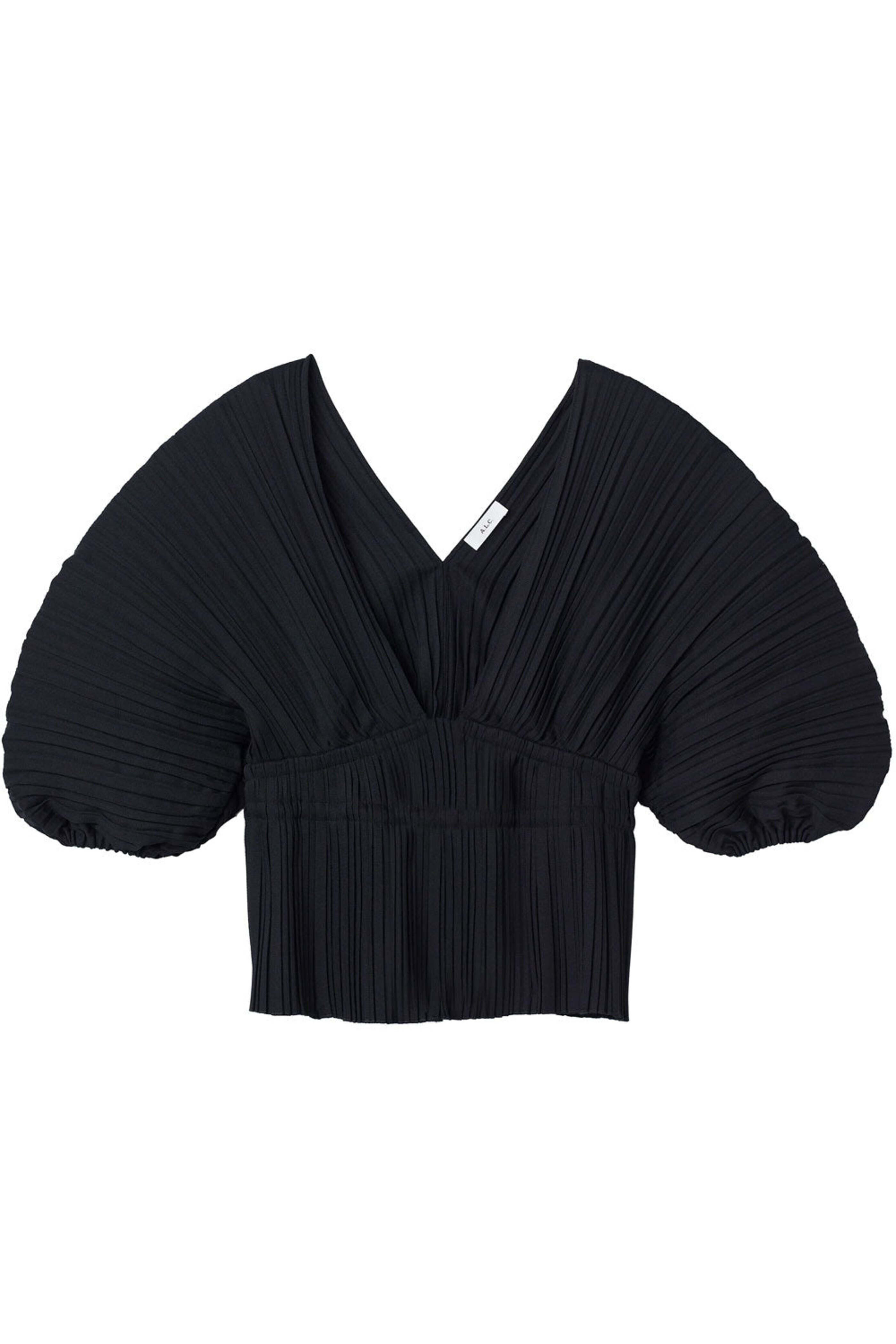 A.L.C. - Black Pleated Stella Top
