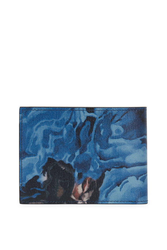 Dunhill - Duke Blue Marble Leather Billfold