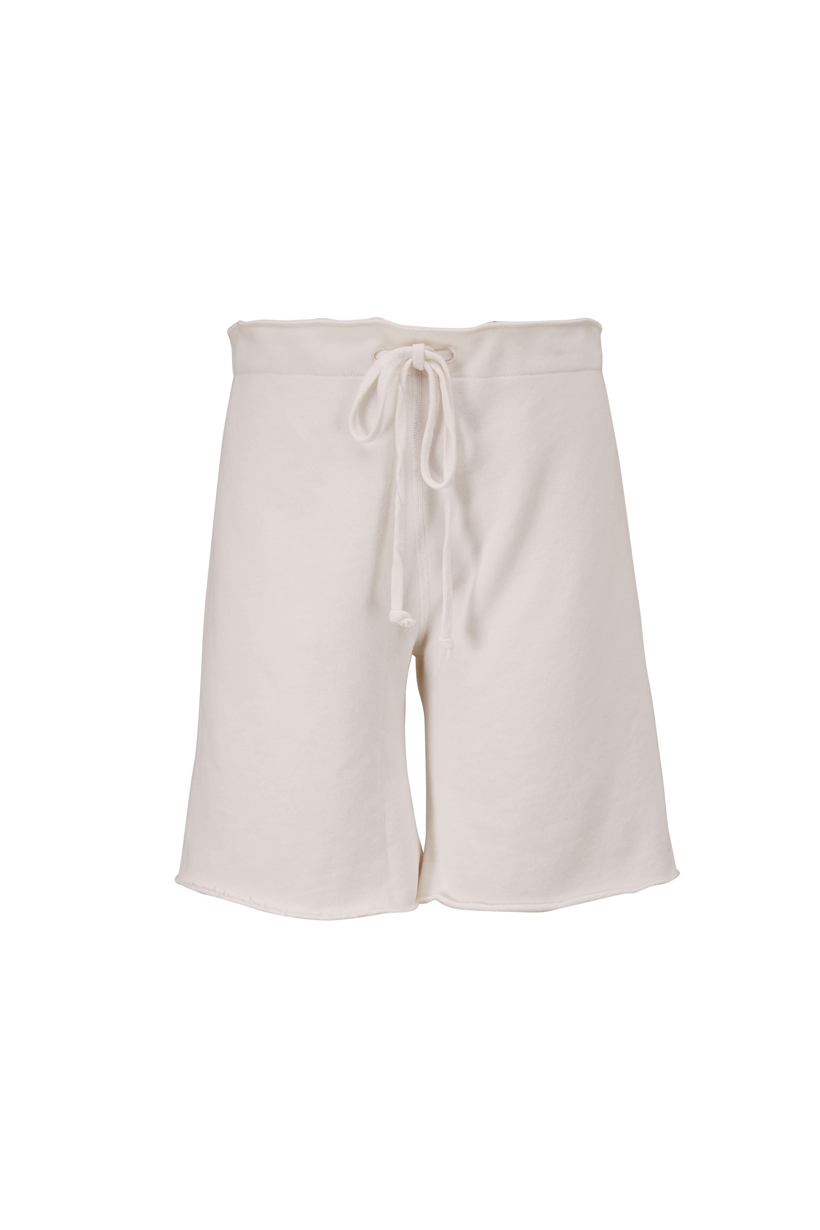 Nili Lotan - Austin Chalk White French Terry Sweat Shorts