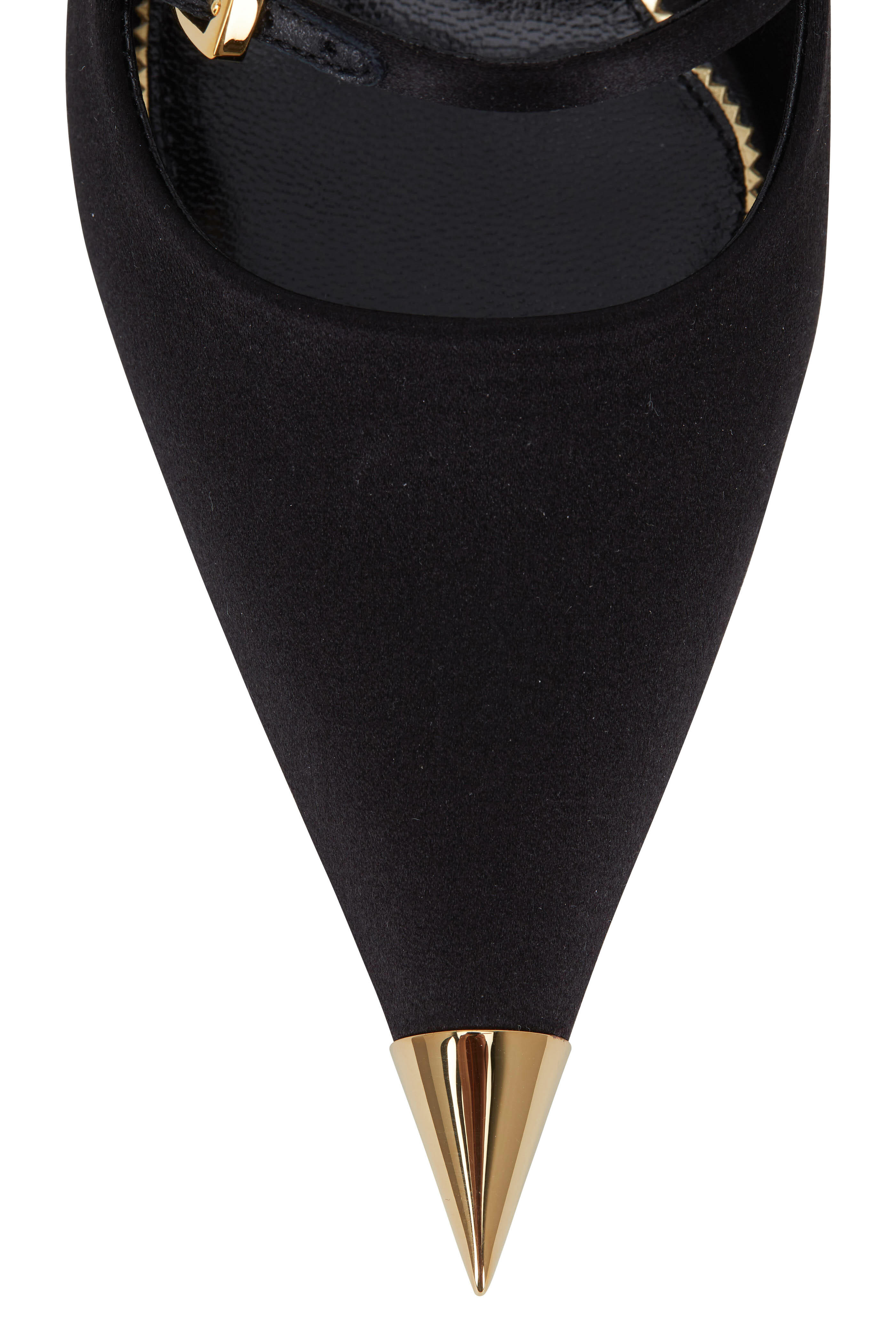 Tom Ford - Black Satin Mary Jane Mule, 75mm