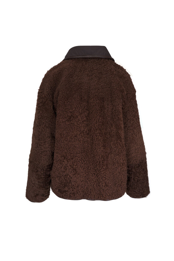 Brunello Cucinelli Chocolate Reversible Coat - view 4