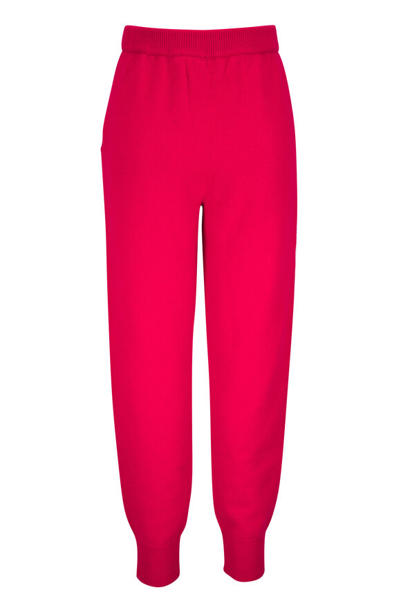 Carolina Herrera - Herrera Red Knit Joggers