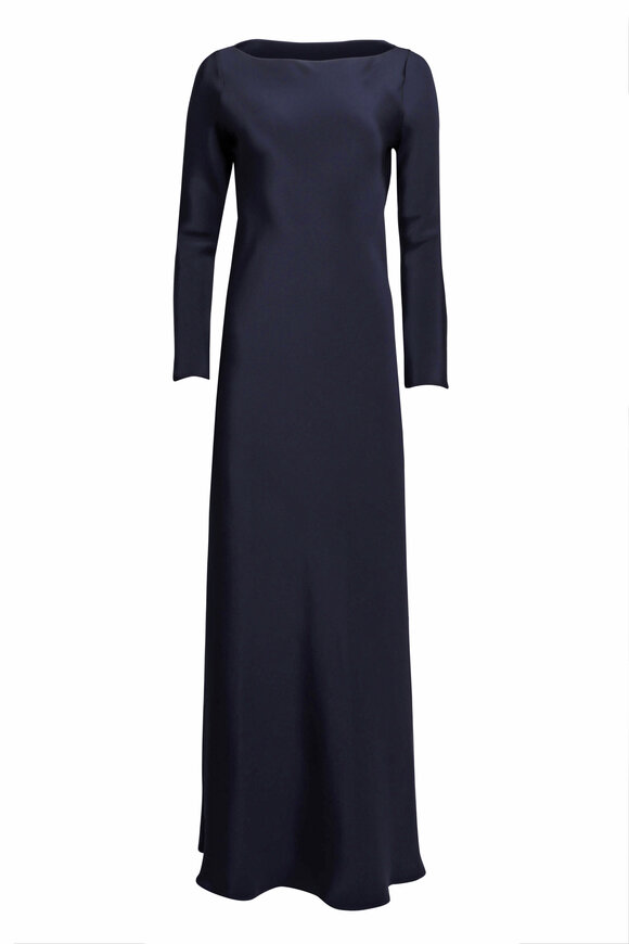 Etro - Navy Denim Floral Embroidered Jacquard Shirt Dress