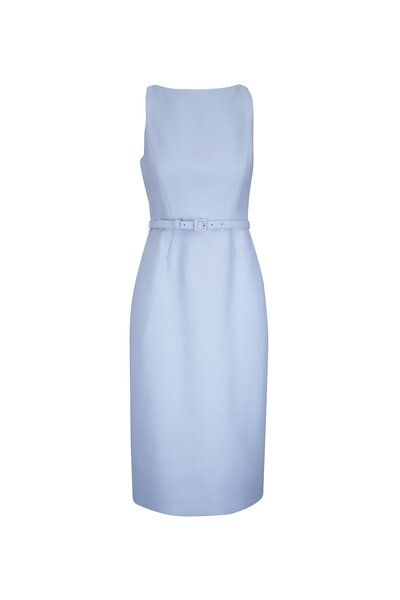 Stella McCartney - White Fluid Linen Midi Dress | Mitchell