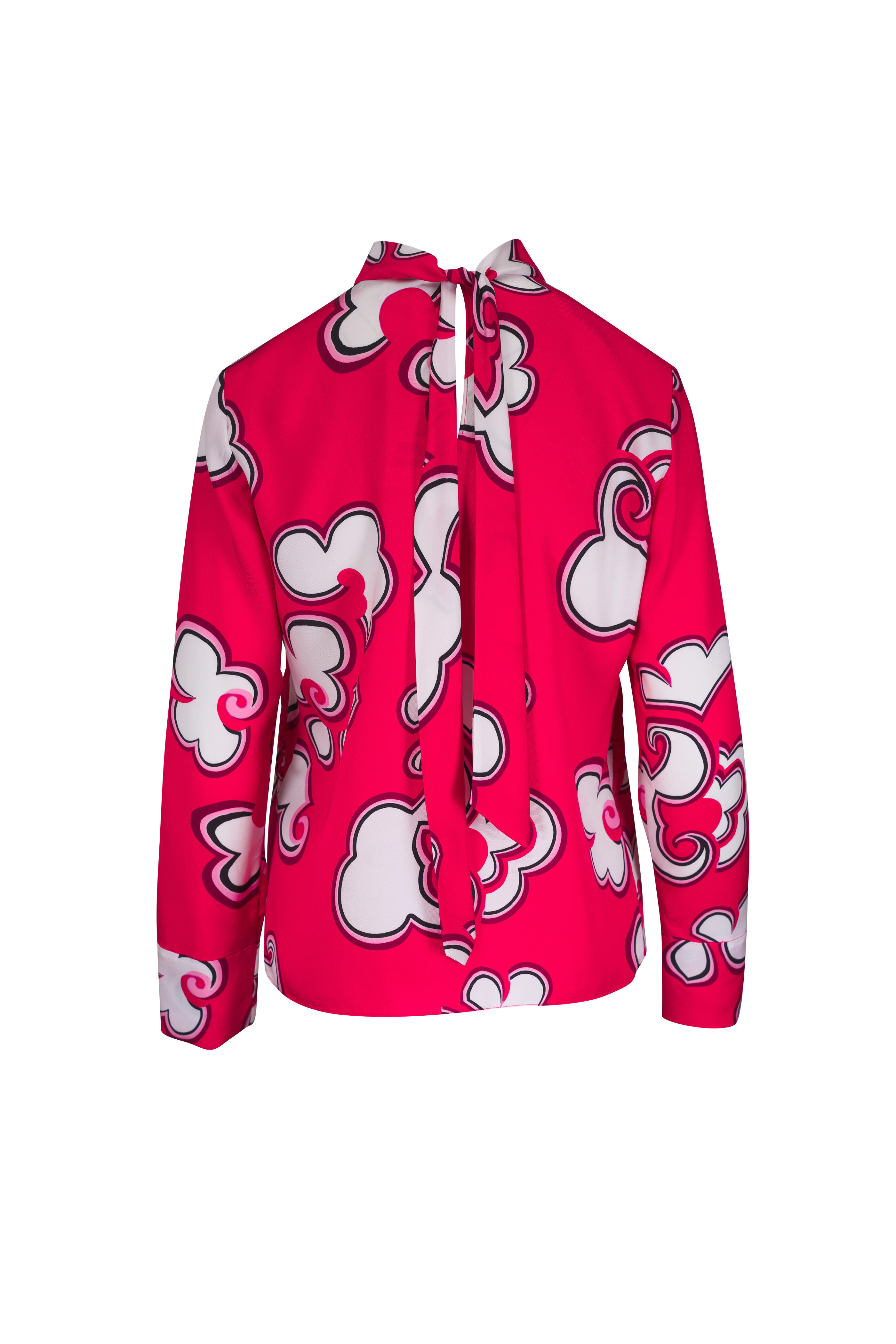 Dorothee Schumacher - Soft Florals Red White Blouse