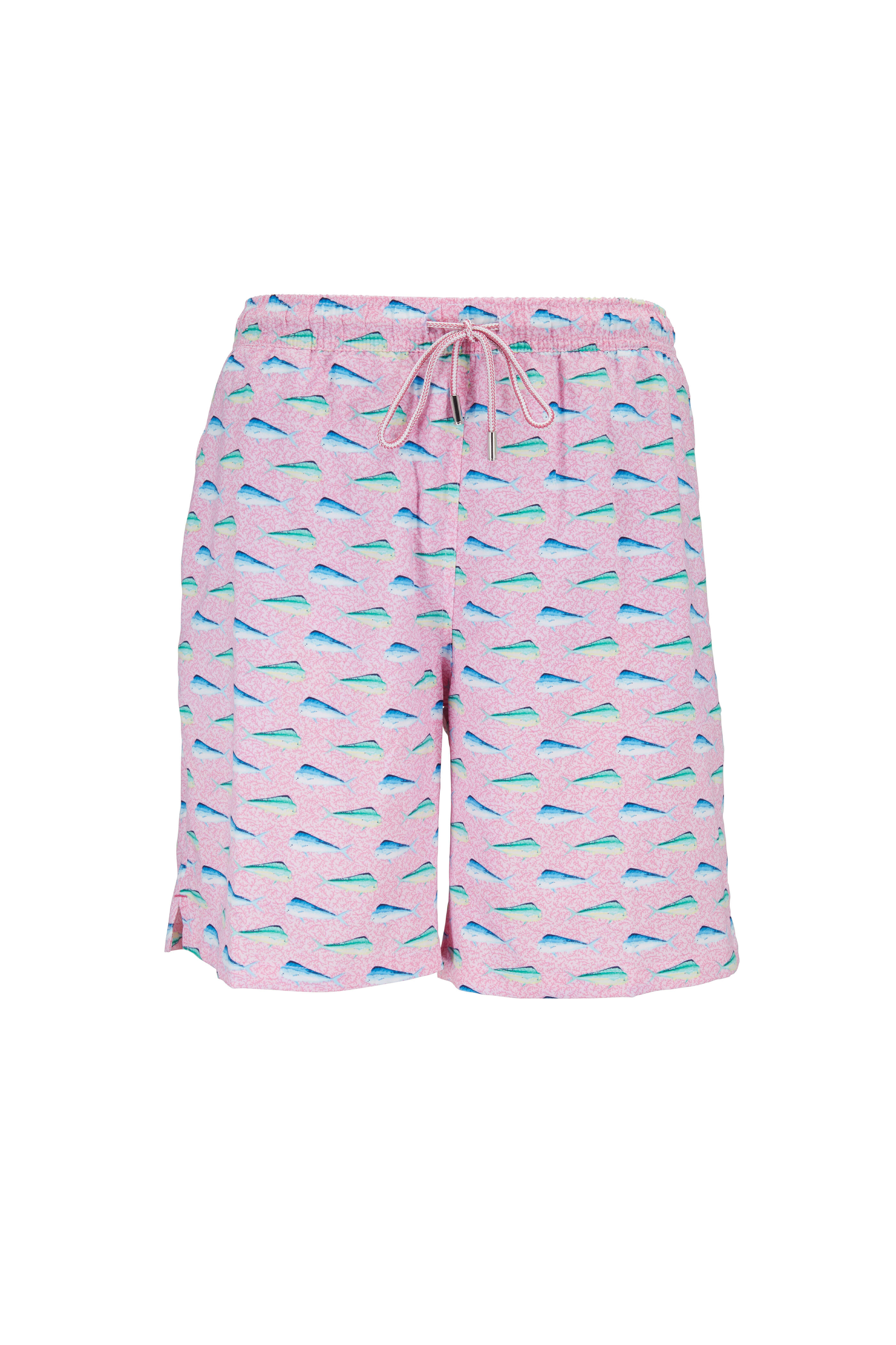 Peter Millar - Seaside Pink Mahi Mahi Swim Trunks