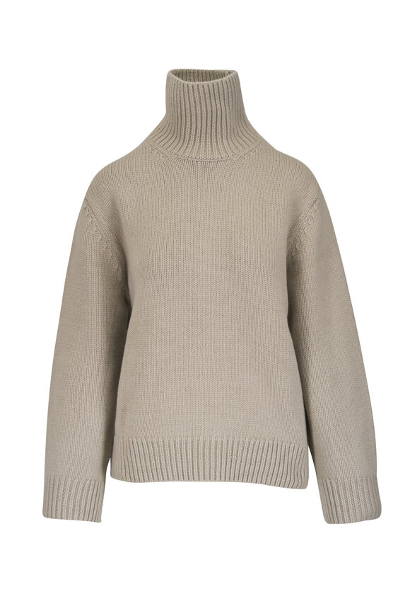 Totême Oversized Sage Wool Turtleneck Sweater - view 1