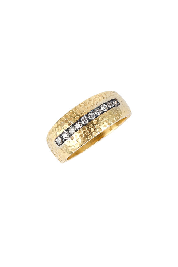 Loren Jewels - 14K Yellow Gold & Silver Diamond Ring