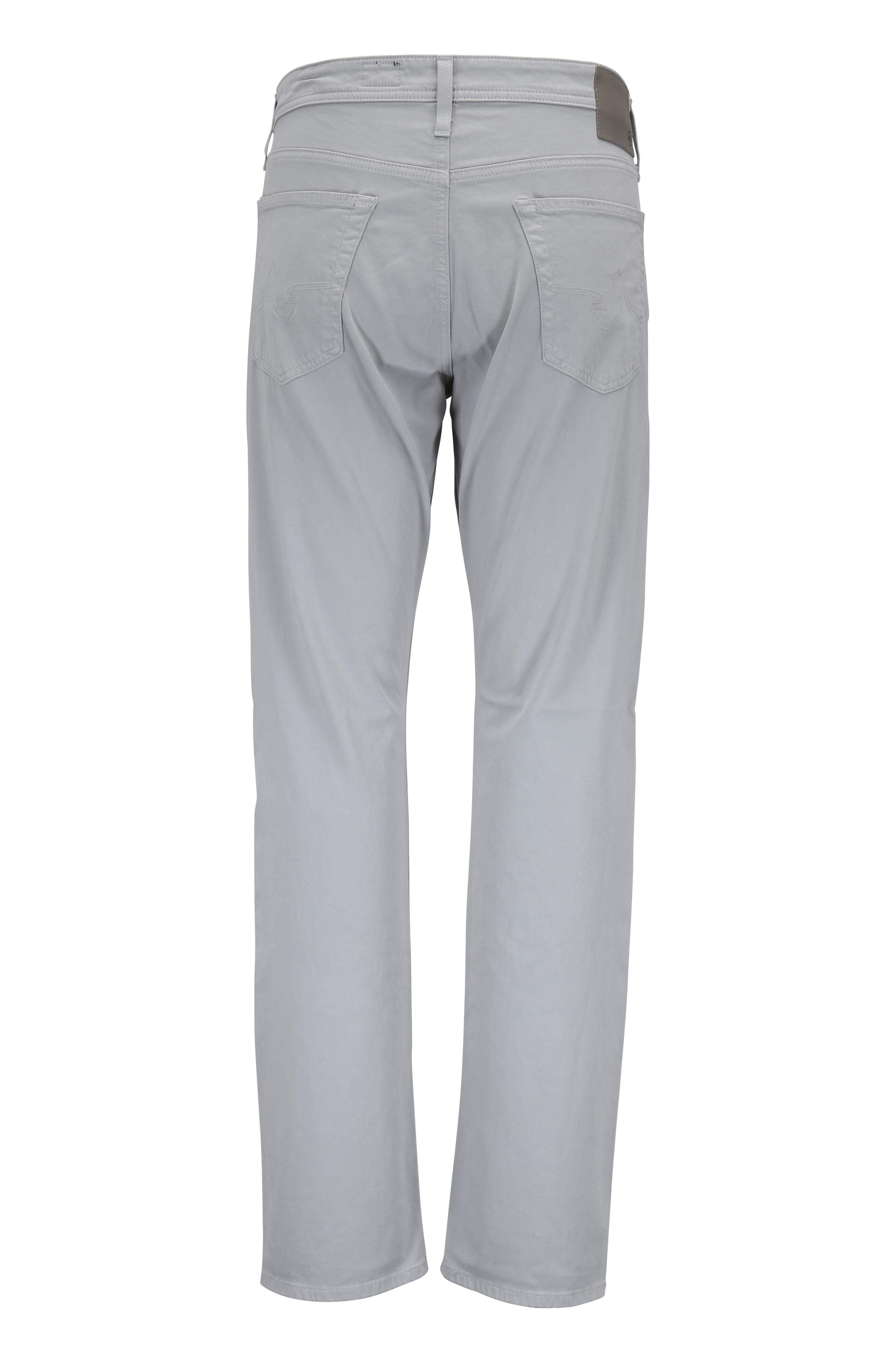 AG - The Graduate Light Gray Tailored Leg Jean